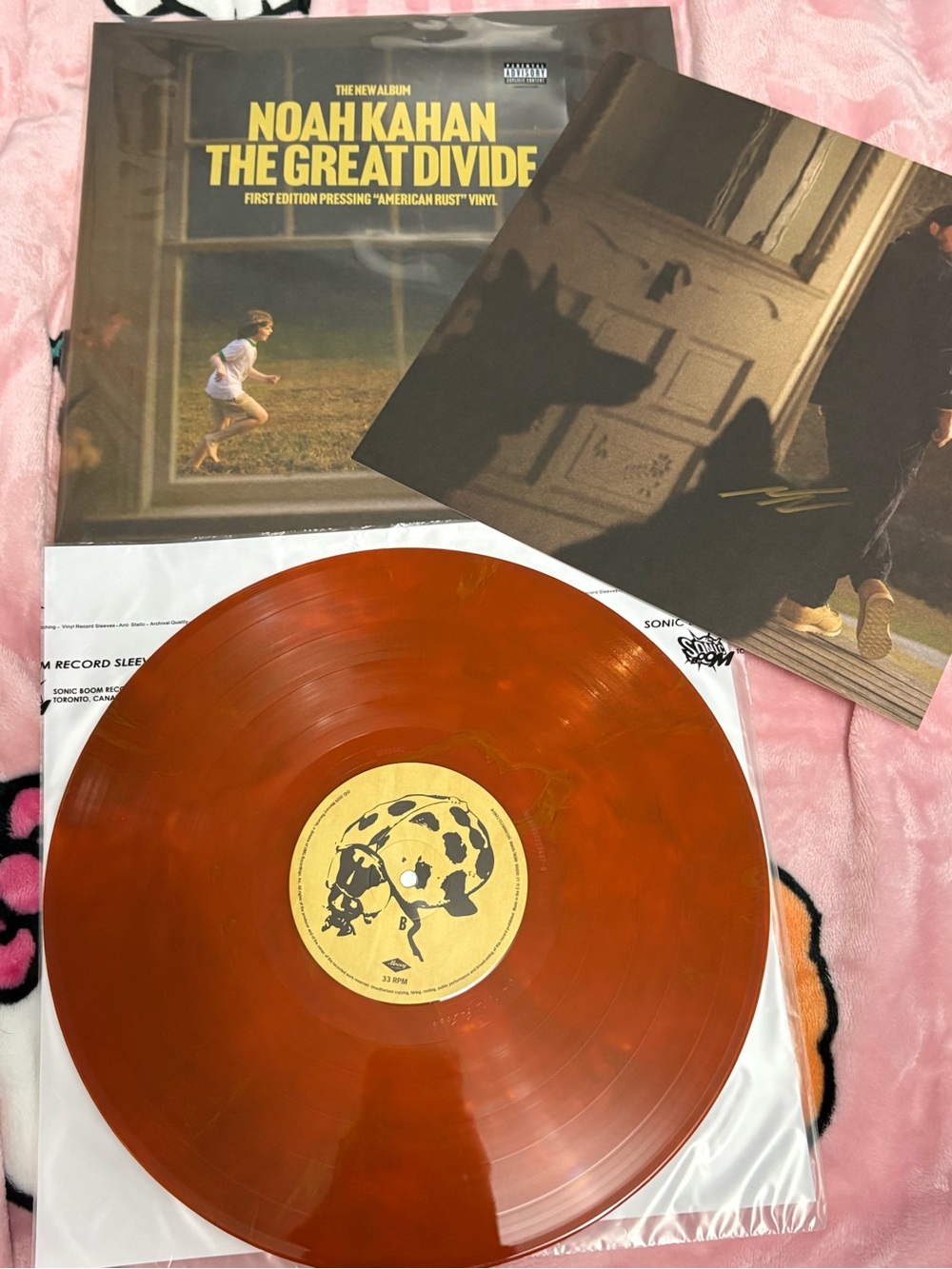 Noah Kahan the great divide signed vinyl